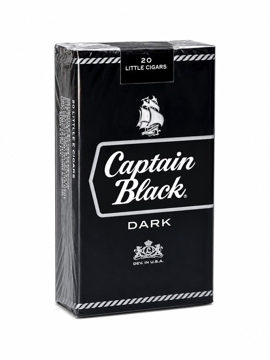 Captain Black Little Cigars One Pack 20 PC – Premium Tobacco Dev. in U.S.A.