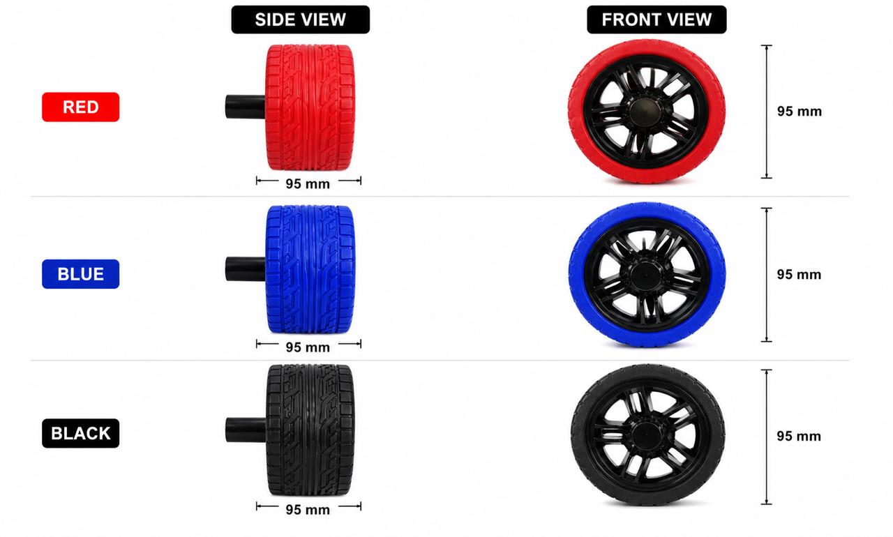 Premium Car Tyre Spinning Ashtray – Racing Wheel Design | Windproof Rotating Lid | 95mm Portable Ashtray | Red, Blue & Black | Car Lover Gift