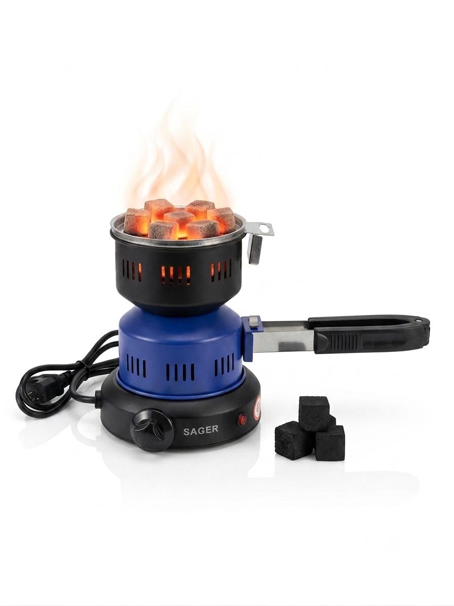 SAGER Electric Charcoal Burner for Hookah