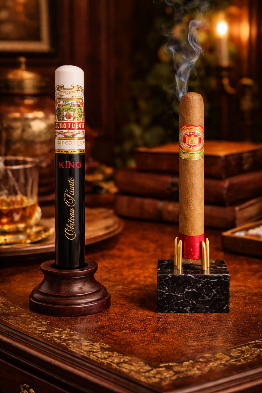 AL KHUMERY | Arturo Fuente Chateau Fuente King Tubos – Imported Premium Cigar | Bold King Size Luxury Smoke Experience | In UAE