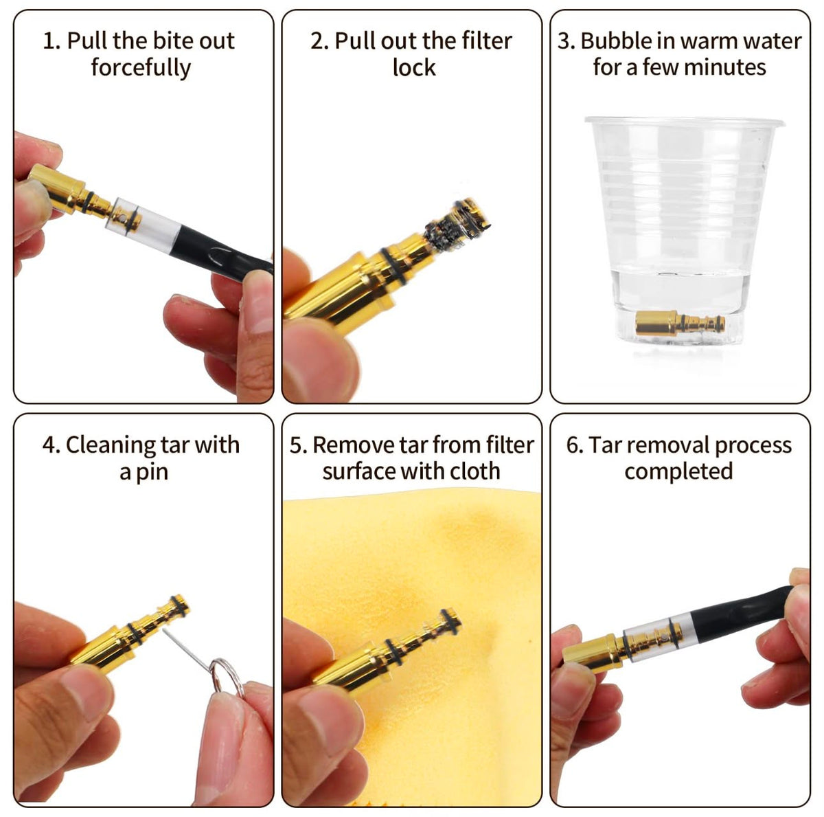NANZIHAN Reusable Cigarette Filter Holder  – Tar Reducer