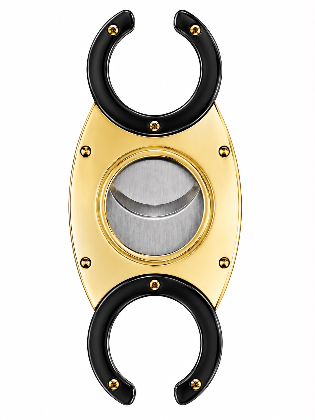 AL KHUMERY Luxury Gold & Black Dual-Blade Precision Ring Cutter | Stainless Steel Blades | Gold Plated Body | Premium Collector's Tool
