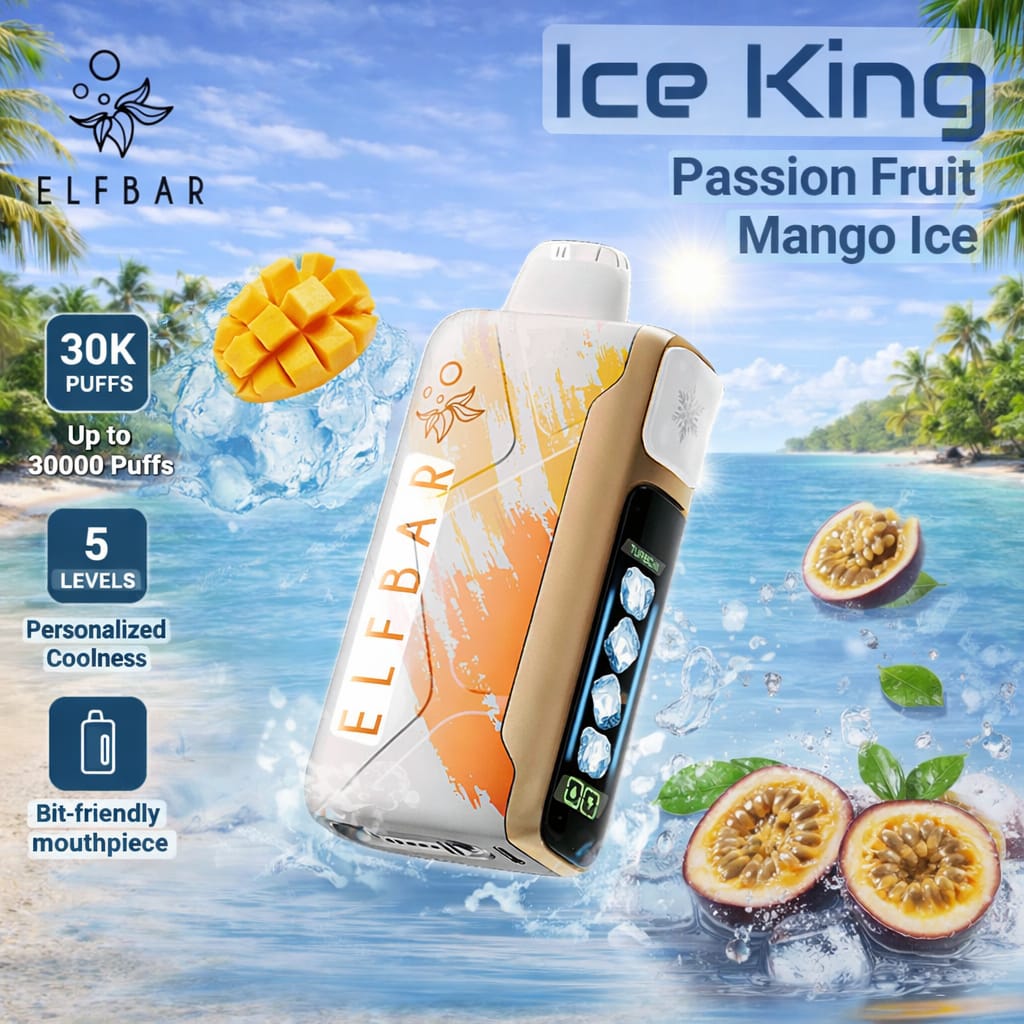 ELF BAR Ice King 30,000 Puffs Ice Adjustable Disposable Vape 50mg | AL KHUMERY | In UAE