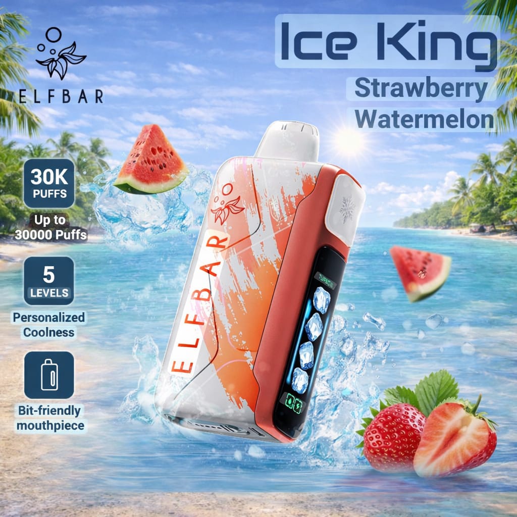 ELF BAR Ice King 30,000 Puffs Ice Adjustable Disposable Vape 50mg | AL KHUMERY | In UAE