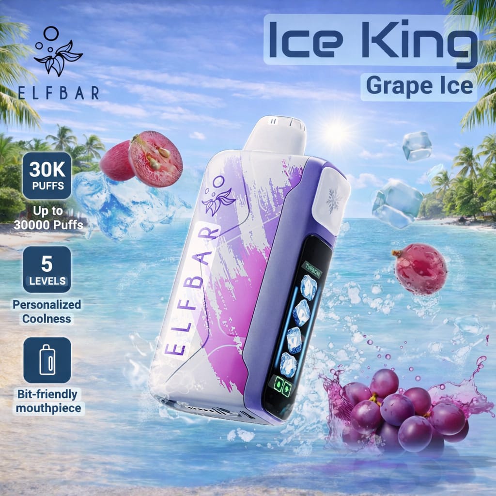 ELF BAR Ice King 30,000 Puffs Ice Adjustable Disposable Vape 50mg | AL KHUMERY | In UAE