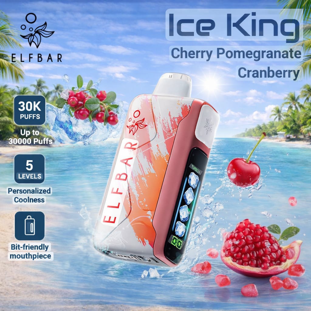 ELF BAR Ice King 30,000 Puffs Ice Adjustable Disposable Vape 50mg | AL KHUMERY | In UAE