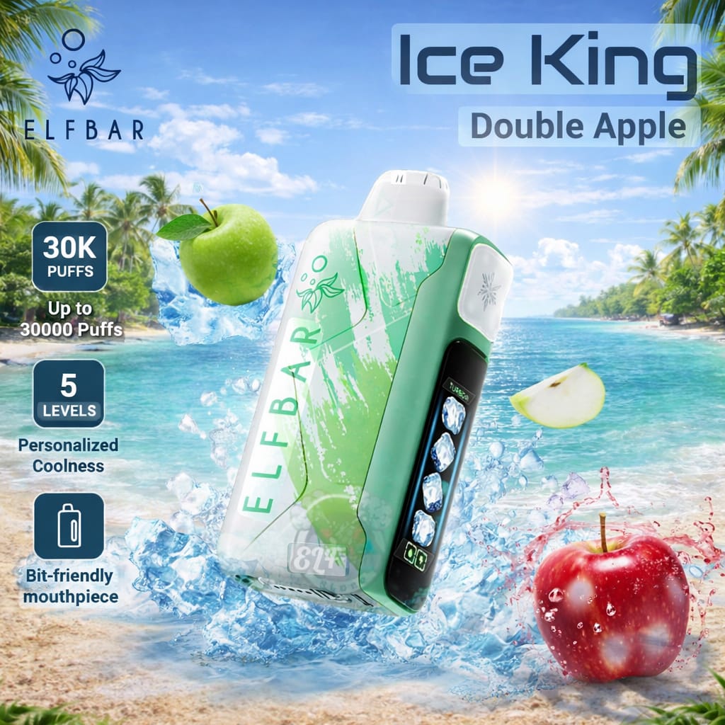 ELF BAR Ice King 30,000 Puffs Ice Adjustable Disposable Vape 50mg | AL KHUMERY | In UAE