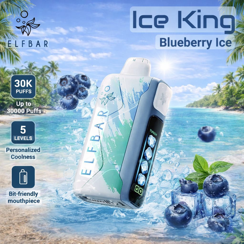 ELF BAR Ice King 30,000 Puffs Ice Adjustable Disposable Vape 50mg | AL KHUMERY | In UAE
