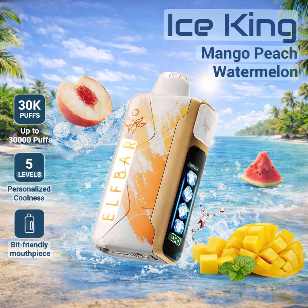 ELF BAR Ice King 30,000 Puffs Ice Adjustable Disposable Vape 50mg | AL KHUMERY | In UAE