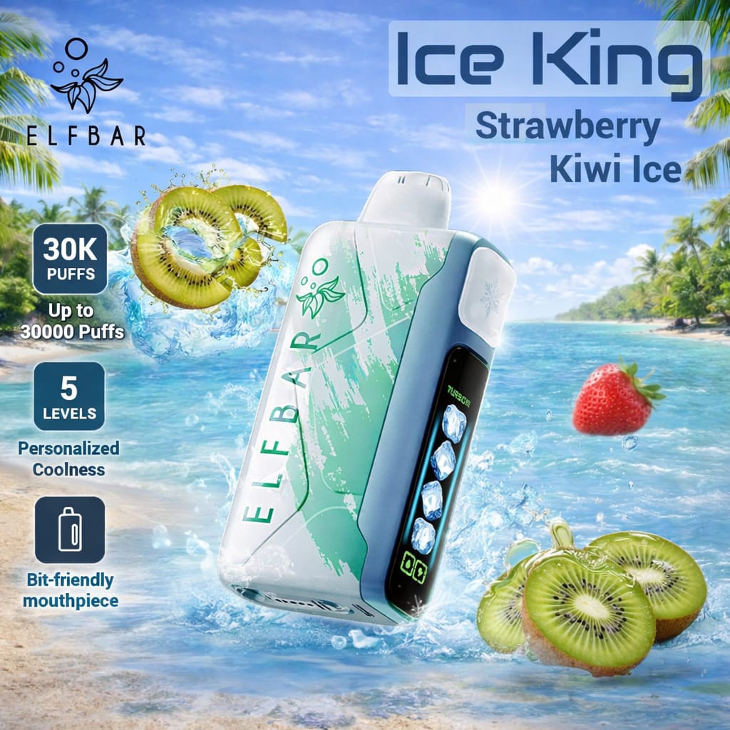 ELF BAR Ice King 30,000 Puffs Ice Adjustable Disposable Vape 50mg | AL KHUMERY | In UAE