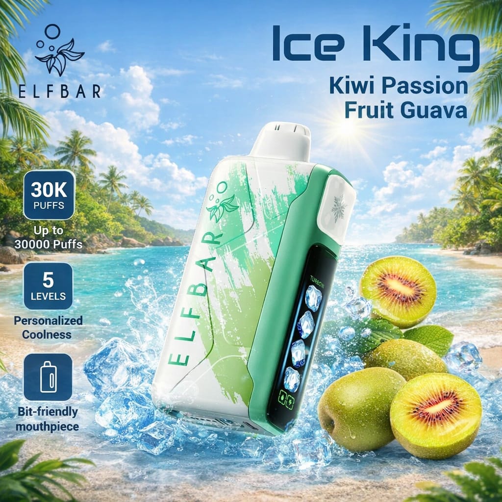 ELF BAR Ice King 30,000 Puffs Ice Adjustable Disposable Vape 50mg | AL KHUMERY | In UAE