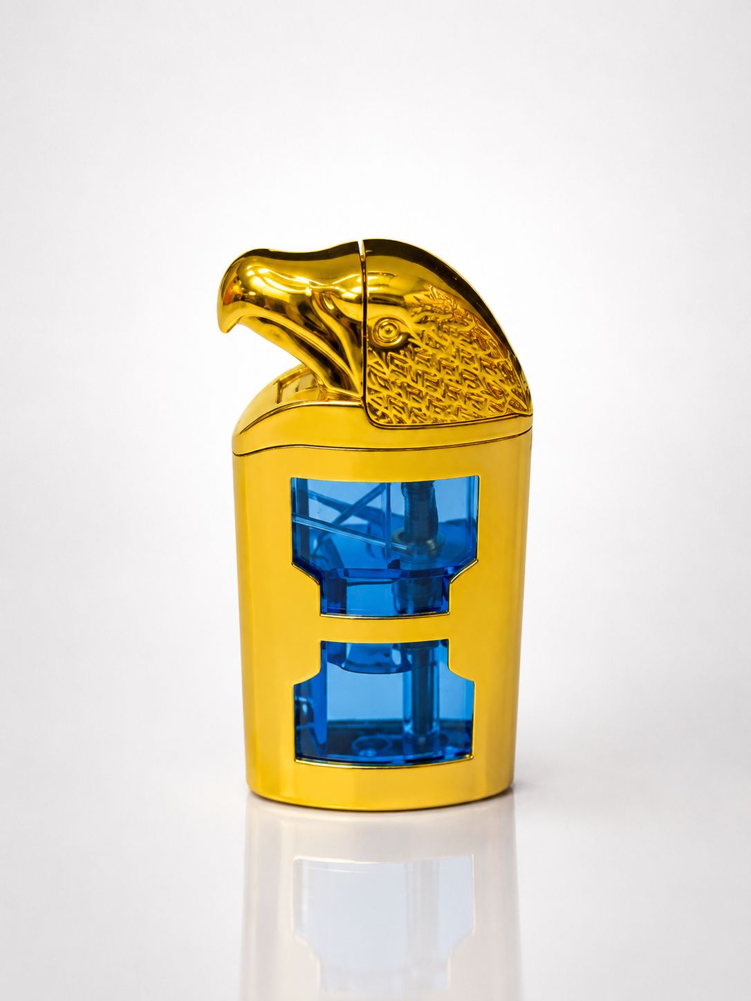 Royal Eagle Head Luxury Lighter – Premium Gold & Gunmetal Chrome Collectible | Unique Gift for Men | Limited Edition Art Piece