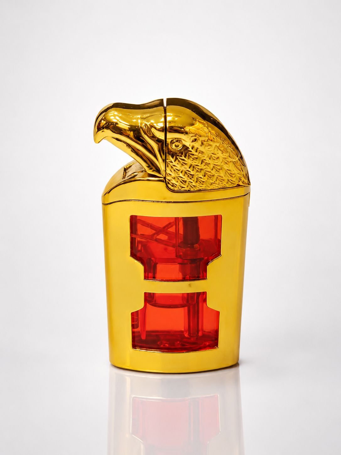 Royal Eagle Head Luxury Lighter – Premium Gold & Gunmetal Chrome Collectible | Unique Gift for Men | Limited Edition Art Piece