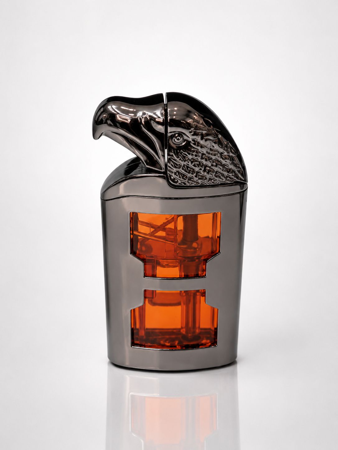 Royal Eagle Head Luxury Lighter – Premium Gold & Gunmetal Chrome Collectible | Unique Gift for Men | Limited Edition Art Piece