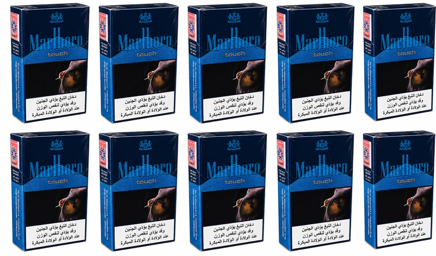 Marlboro Touch Blue Selected Premium Tobacco Cigarettes 20 Sticks – Smooth Rich Flavor