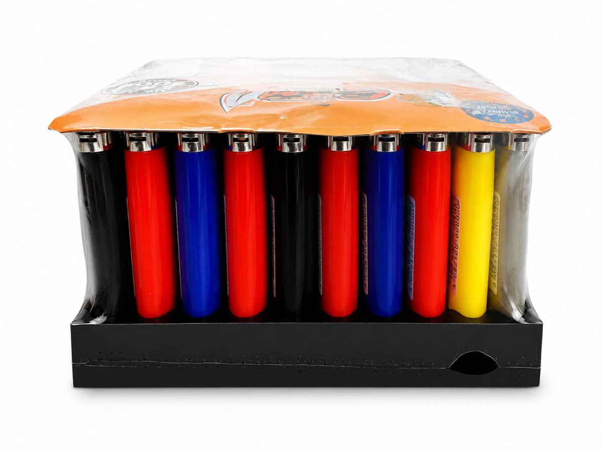 BIC Maxi Lighters – 50 Pack, Up to 3000 Lights Each, Made in Spain, ISO 9994 Certified