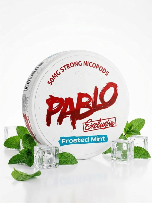 PABLO FROSTED MINT 30mg - 50mg Strong Nicopods Exelusive
