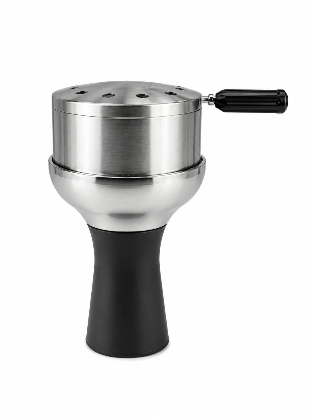 AL KHUMERY PREMIUM ALUMINIUM HOOKAH BOWL WITH HEAT MANAGEMENT DEVICE – SILICONE BASE SHISHA RAS | ROTATING CHARCOAL LID | MULTICOLOR | UAE