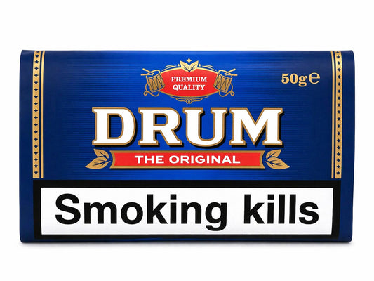 AL KHUMERY Drum The Original Premium Quality Rolling Tobacco – 50g Pouch | UAE