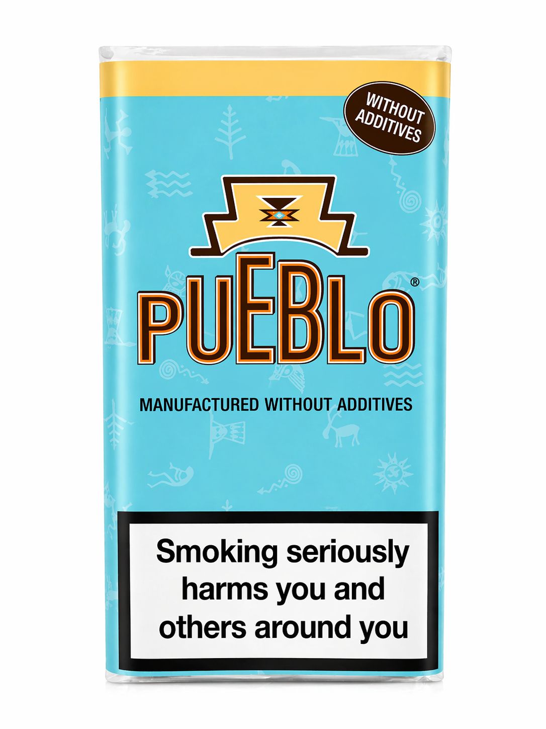 AL KHUMERY Pueblo Blue Rolling Tobacco – Additive-Free Natural Blend, 30g Pouch | UAE