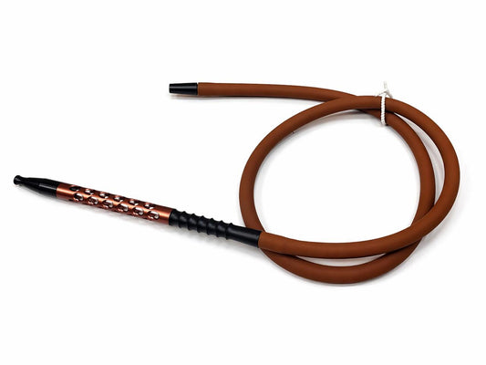 AL KHUMERY PREMIUM SHISHA HOSE SILICONE WITH ALUMINUM VENTED HANDLE HOOKAH PIPE ACCESSORIES UAE