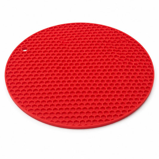 Hookah Base Protector Mat – Red Silicone Non-Slip Coaster for Shisha Glass Vase | Heat-Resistant Hookah Stand Pad