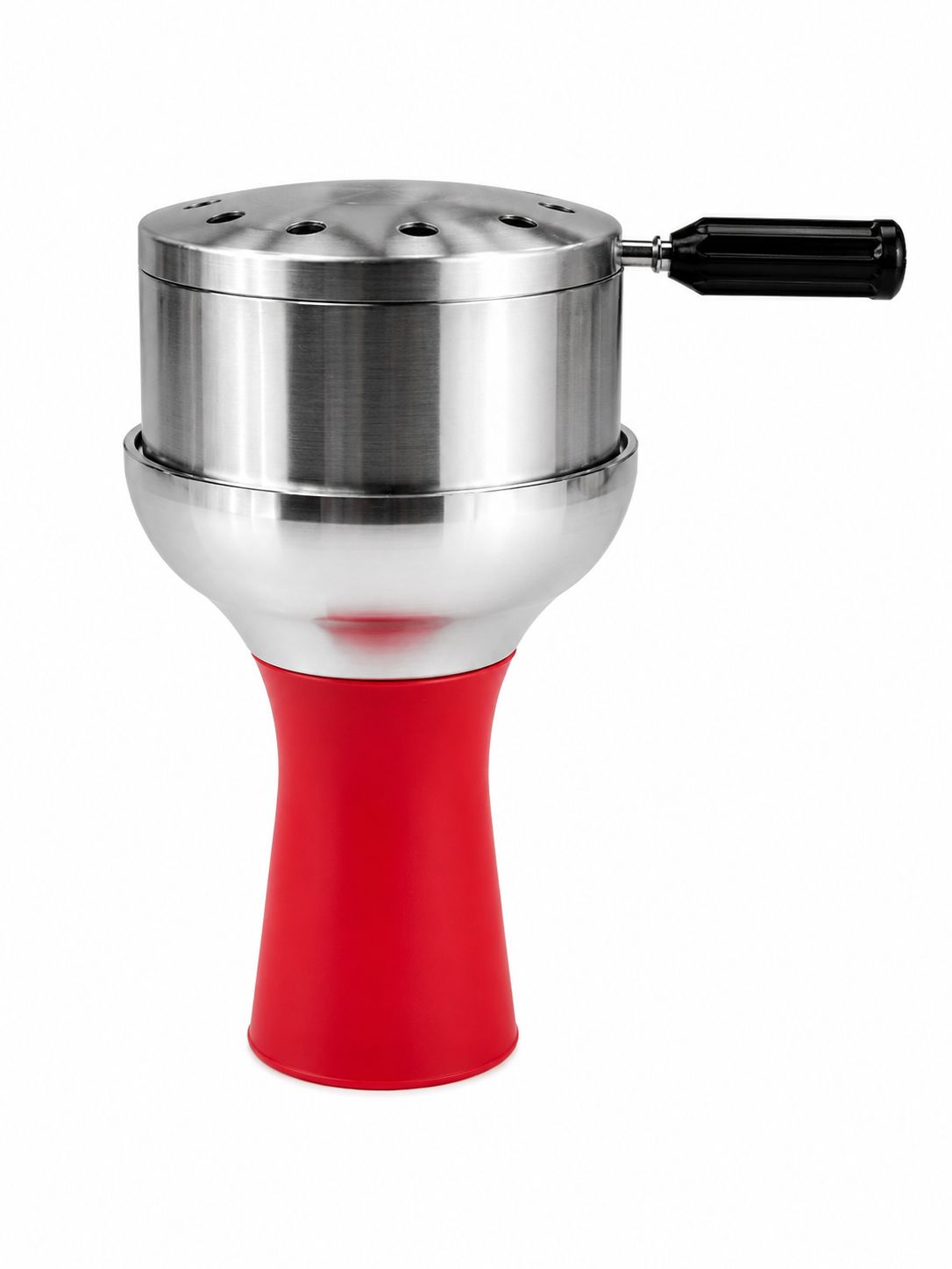 AL KHUMERY PREMIUM ALUMINIUM HOOKAH BOWL WITH HEAT MANAGEMENT DEVICE – SILICONE BASE SHISHA RAS | ROTATING CHARCOAL LID | MULTICOLOR | UAE