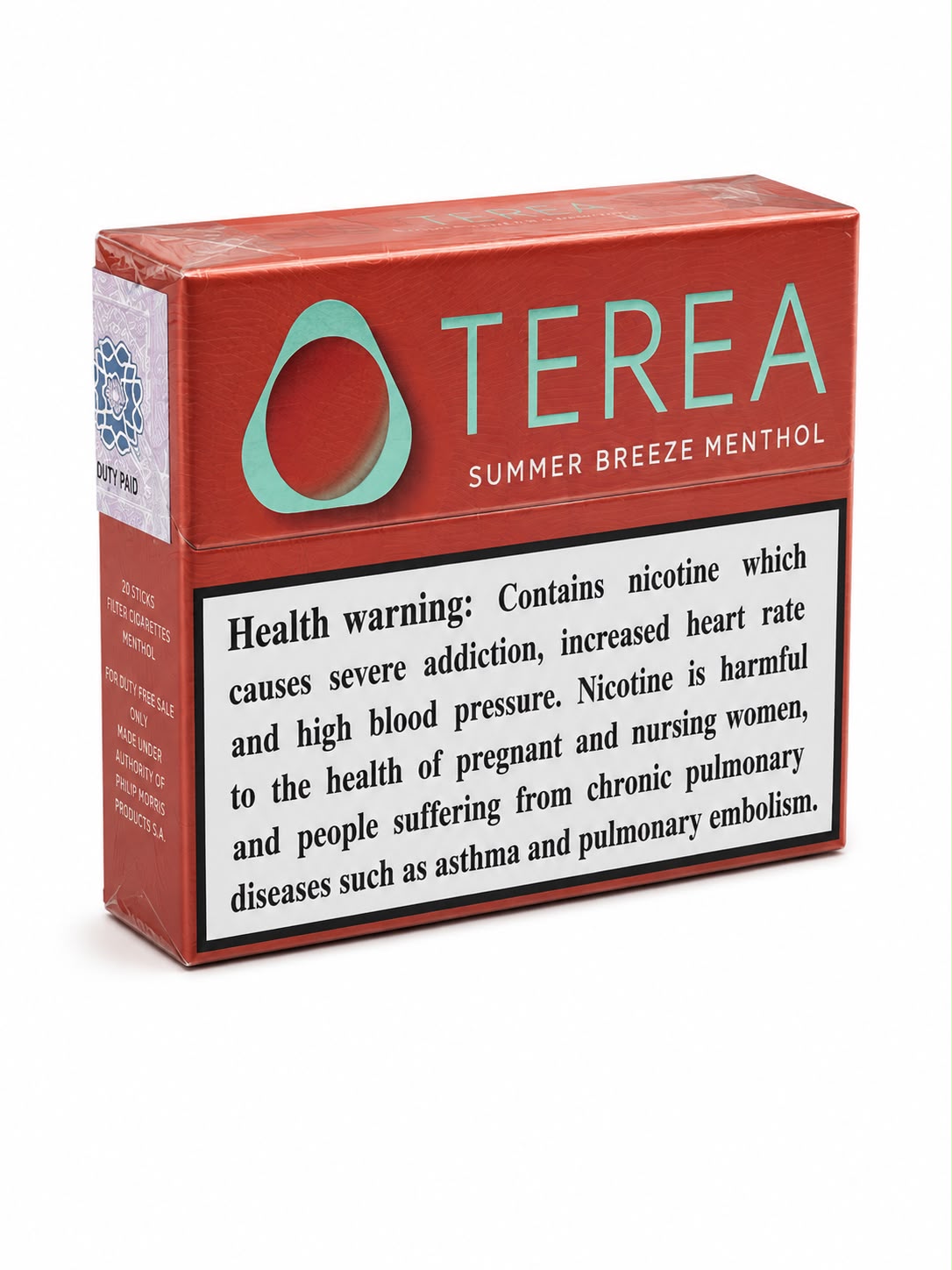 IQOS TEREA Summer Breeze Menthol Heat Stick - Cool Refreshing Flavor 20 Sticks