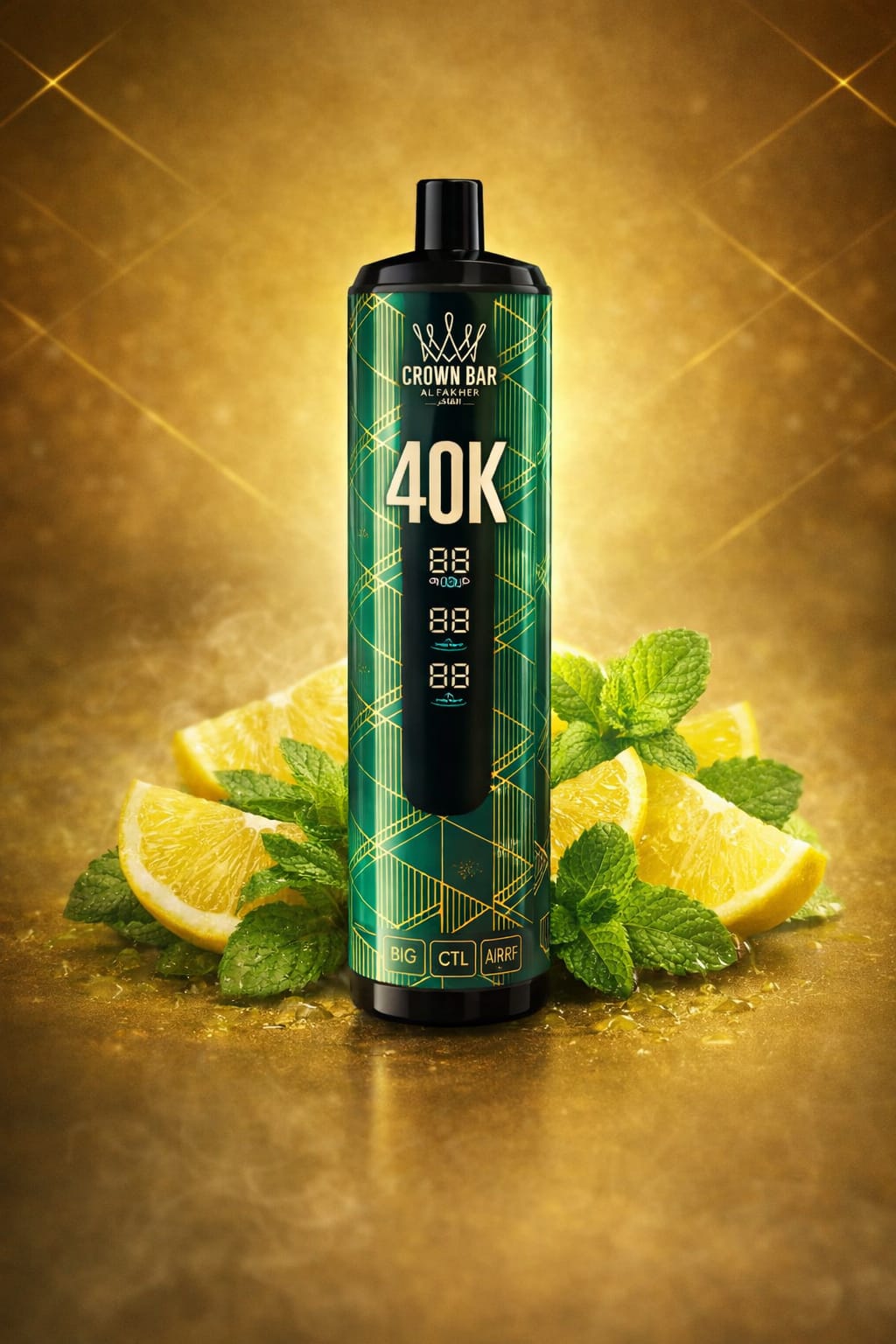 Al Fakher Crown Bar 40,000 Puffs Disposable Vape  | Rechargeable Long-Lasting Vape | AL KHUMERY