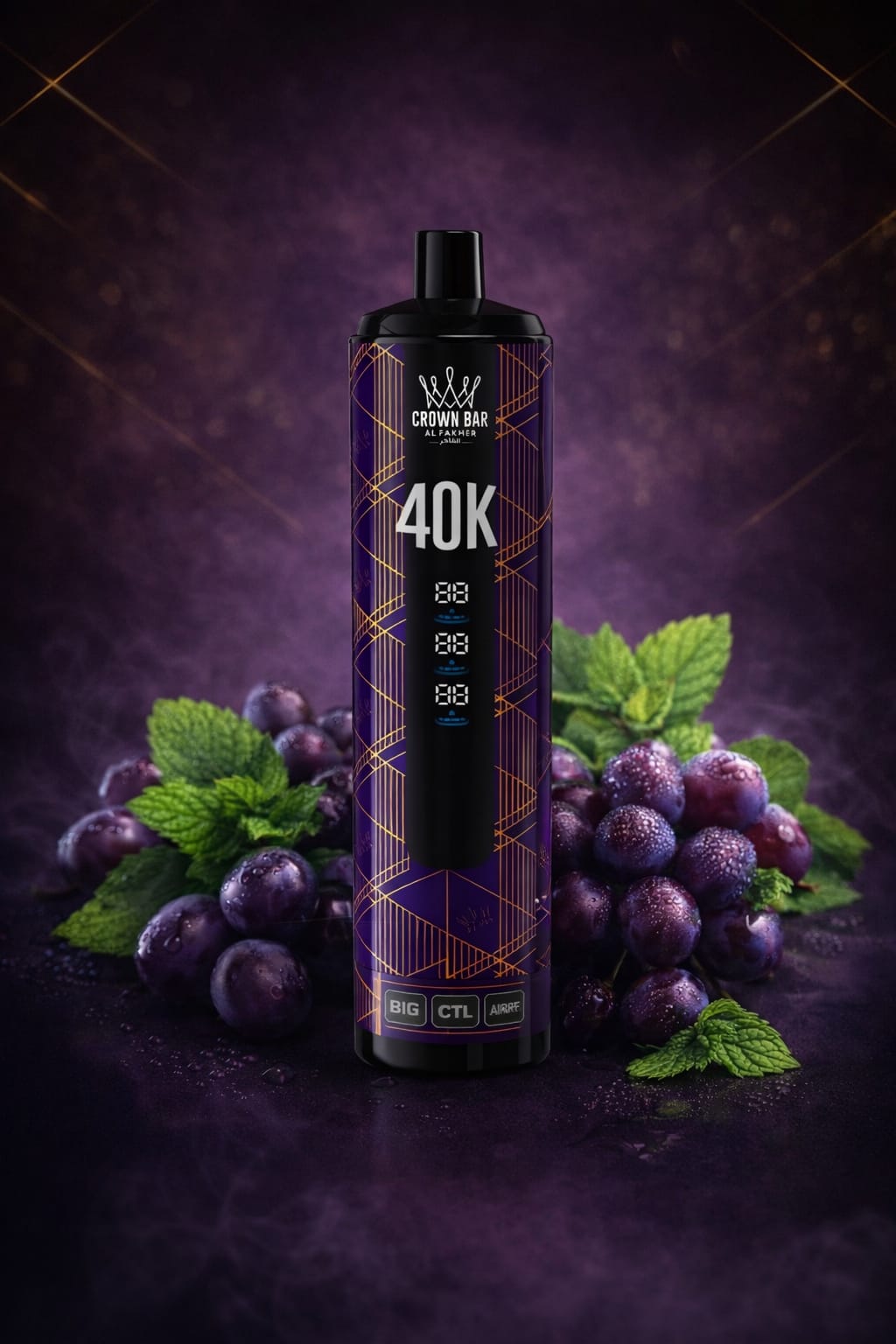 Al Fakher Crown Bar 40,000 Puffs Disposable Vape  | Rechargeable Long-Lasting Vape | AL KHUMERY