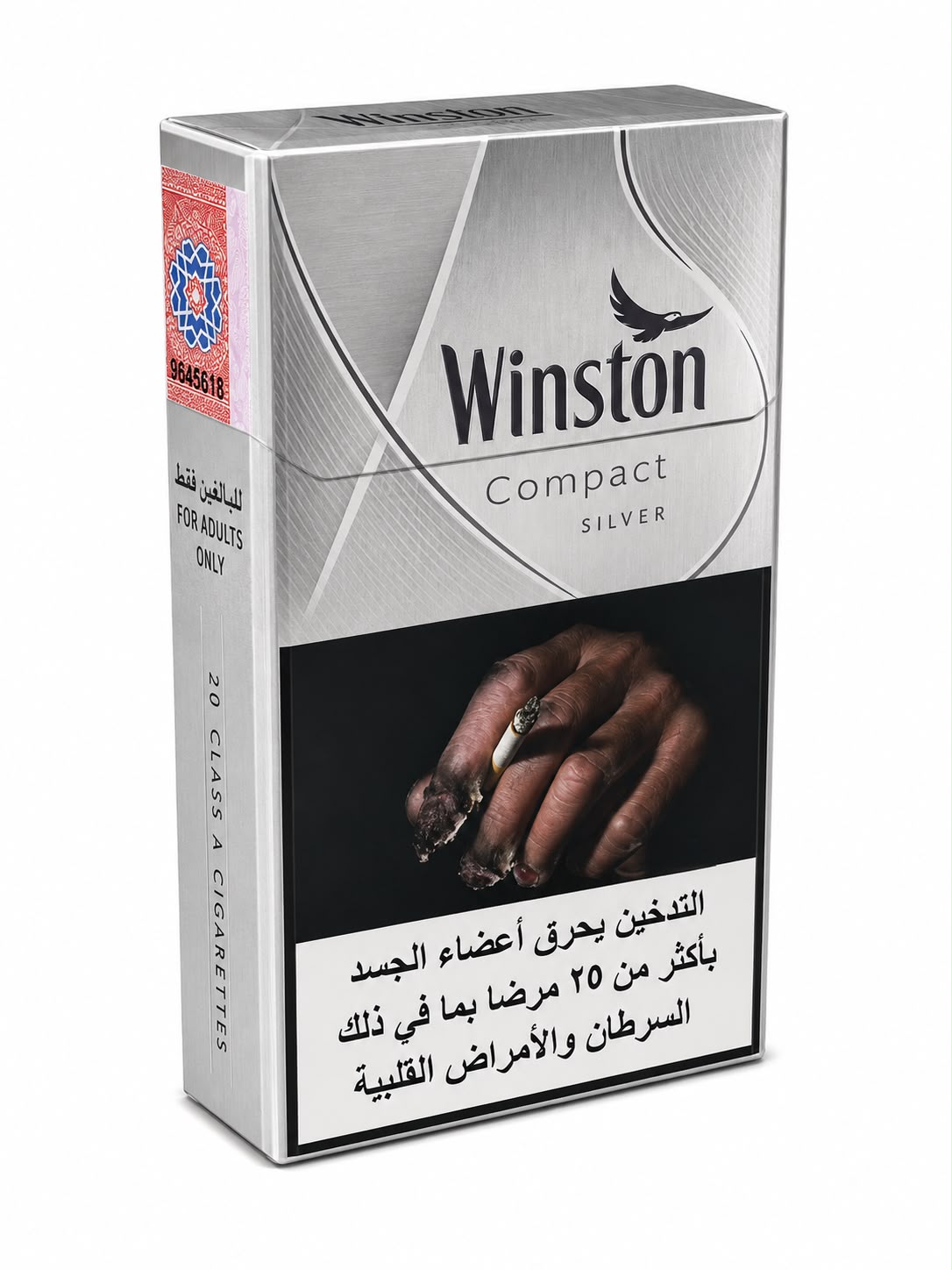 Winston Compact Silver Class A Filter Cigarettes 20 Sticks – Smooth Light Premium Tobacco Since 1954